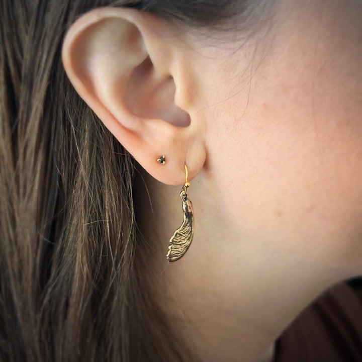 Maple Seed Earrings