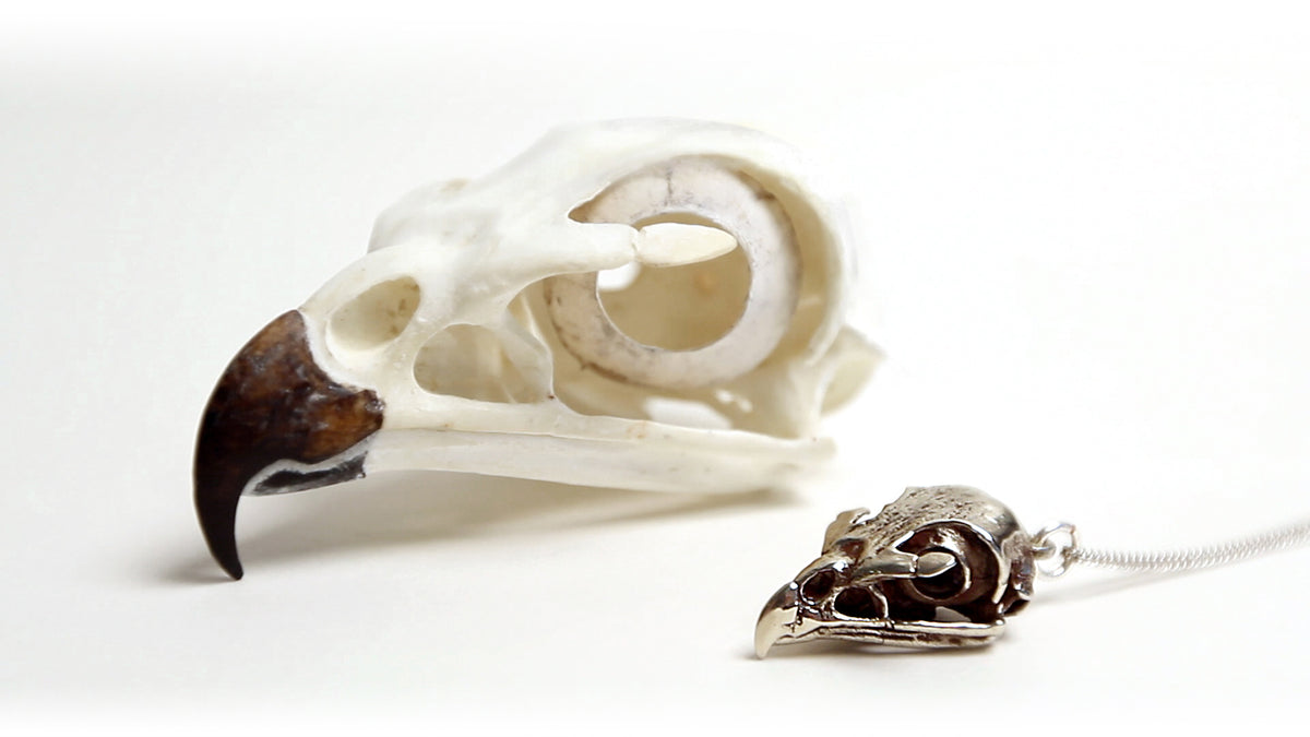 Tiny, Digitally-Captured, Metal Animal Skulls – Fire & Bone