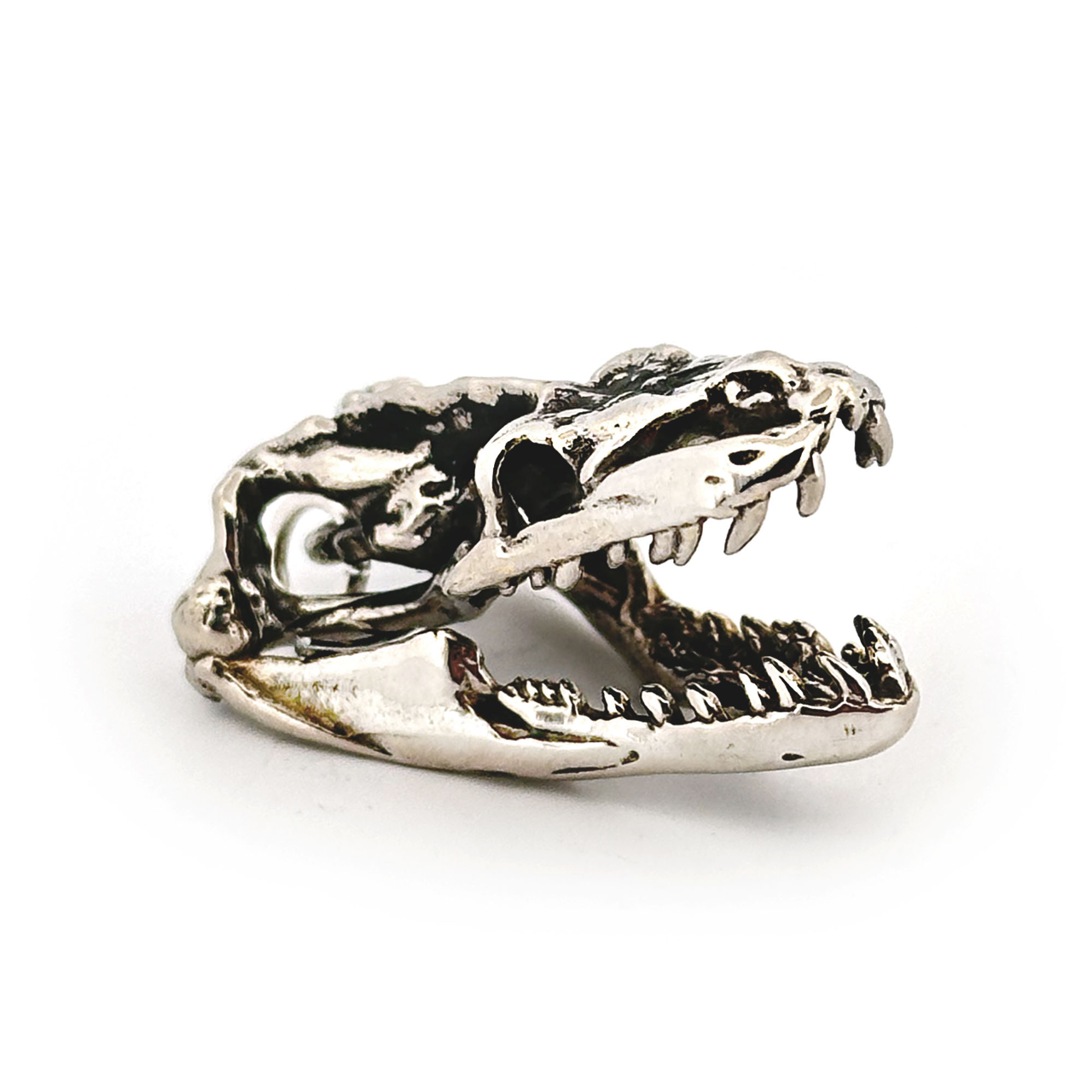 Python Skull Pendant by Fire & Bone