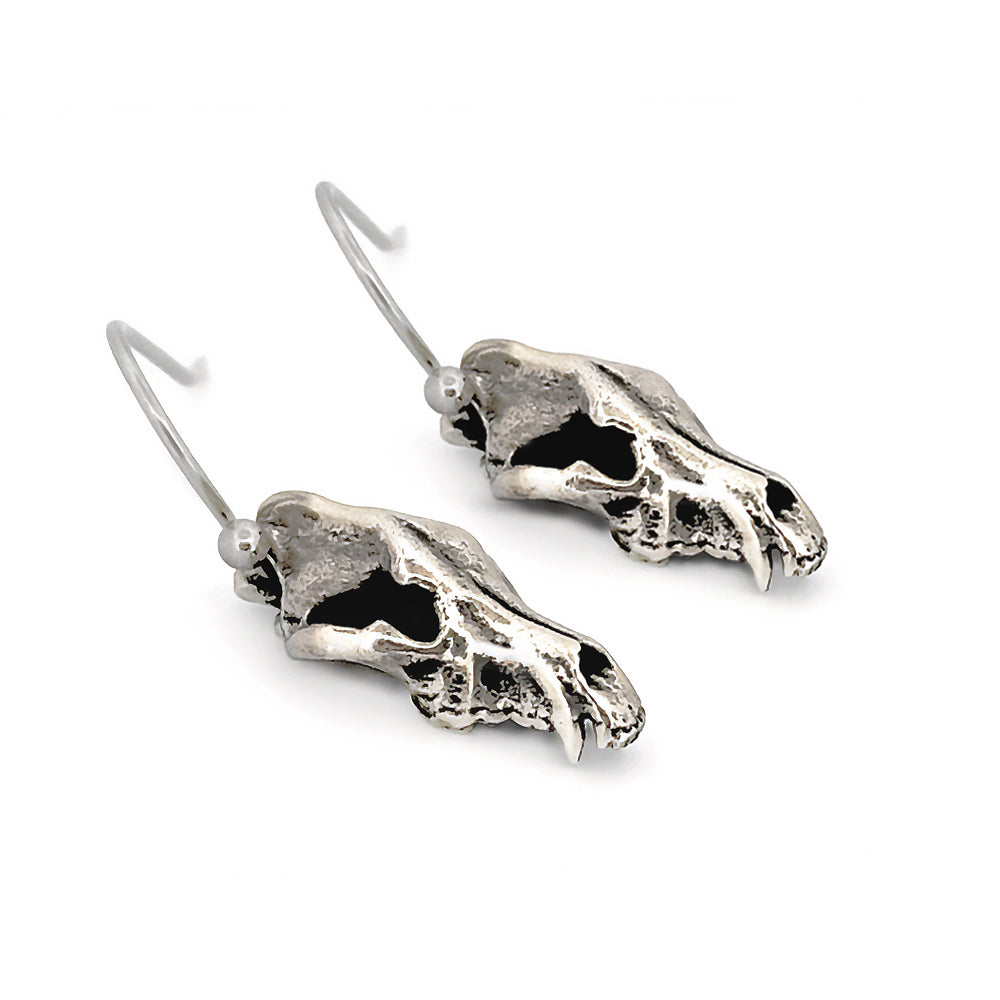 Animal skull earrings store