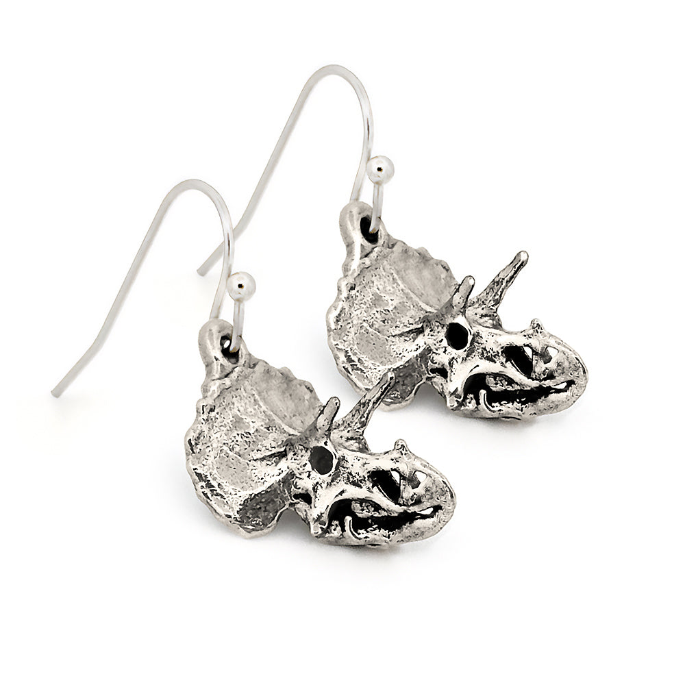 Triceratops Earrings