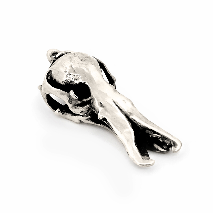Sterling Silver Platypus Skull Pendant by Fire & Bone