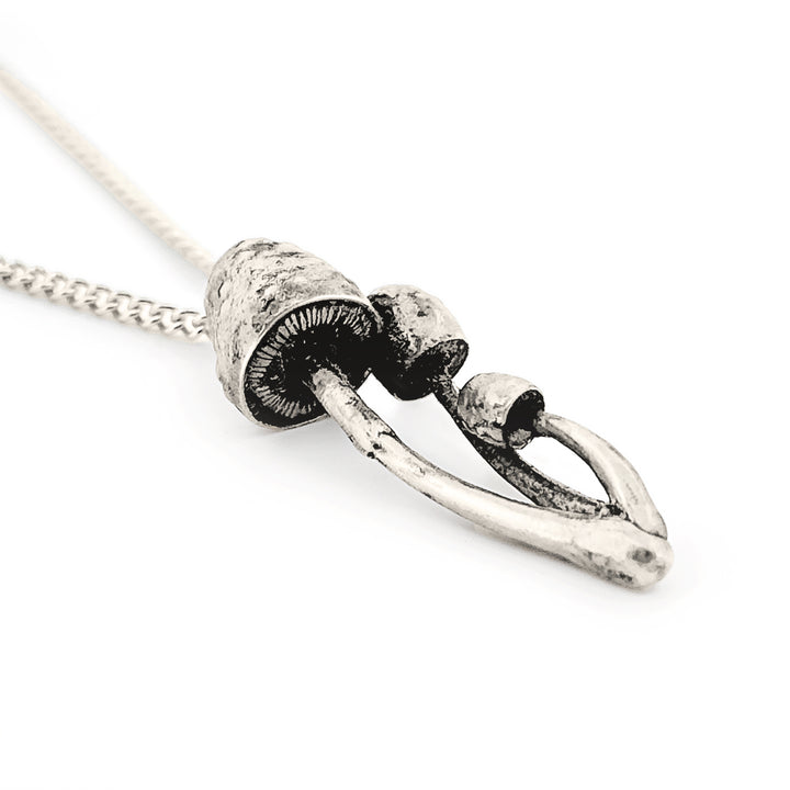 Gold Cap Mushroom Pendant