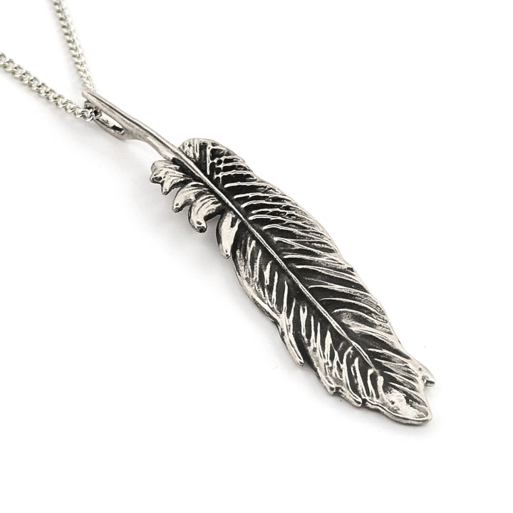 Red-Tailed Hawk Feather Pendant