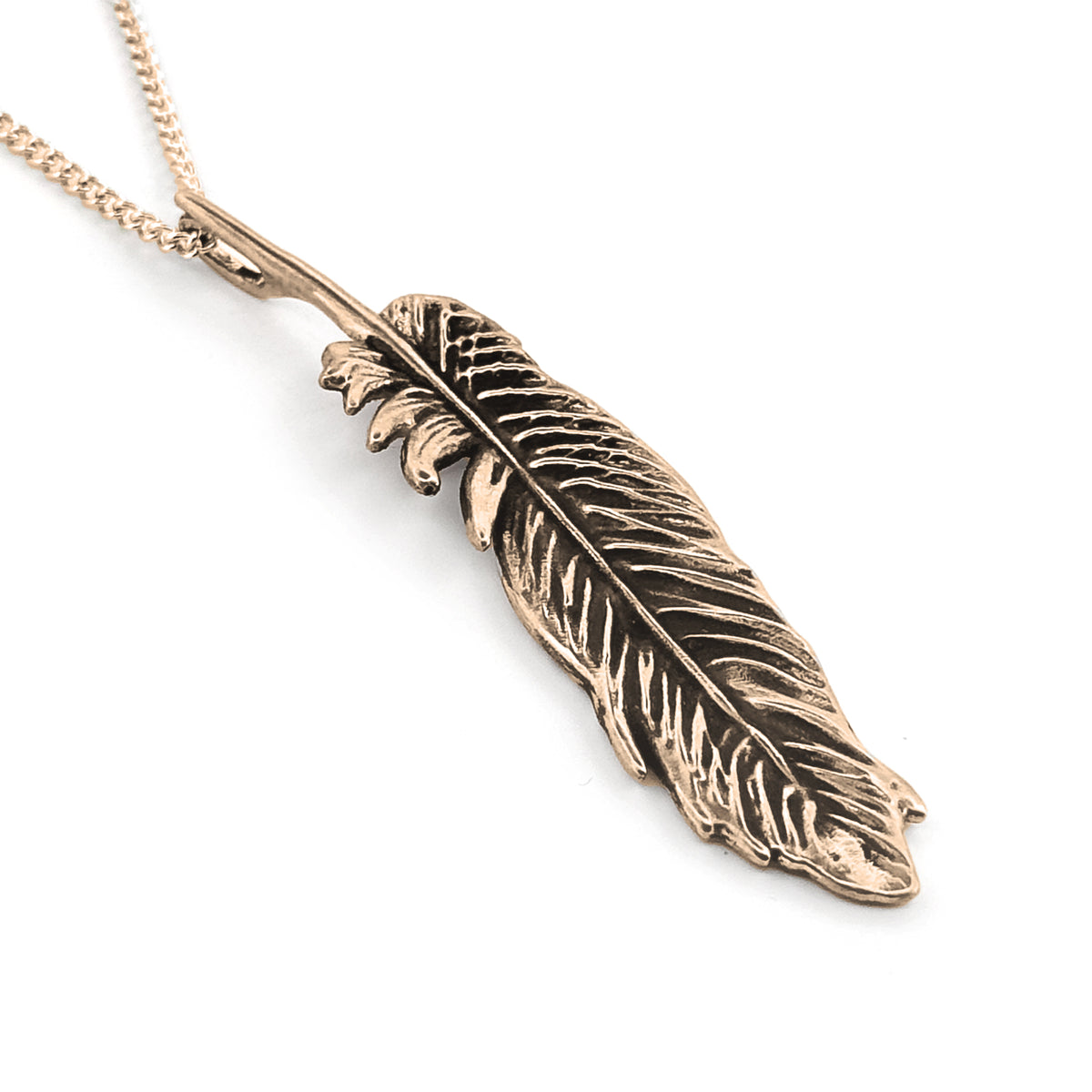 Red-Tailed Hawk Feather Pendant by Fire & Bone
