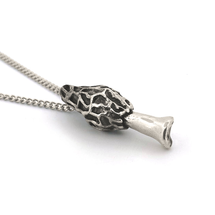 Morel Mushroom Pendant