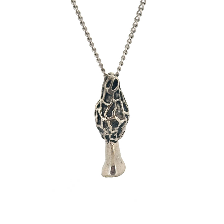 Morel Mushroom Pendant