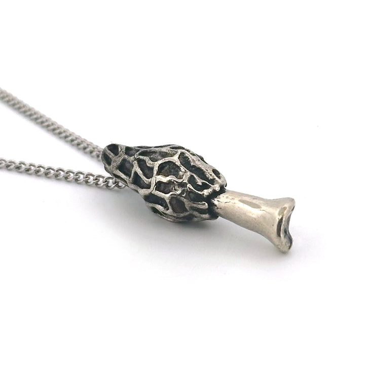 Morel Mushroom Pendant