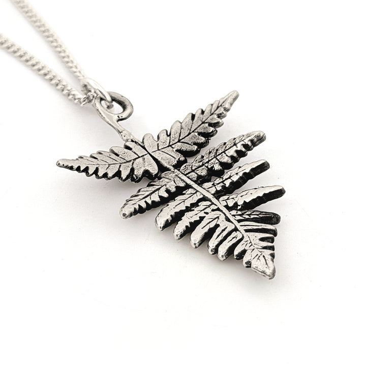 Autumn Fern Frond Pendant