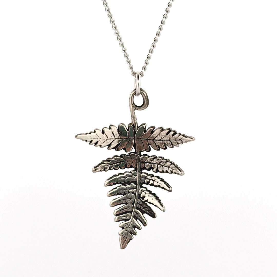 Autumn Fern Frond Pendant
