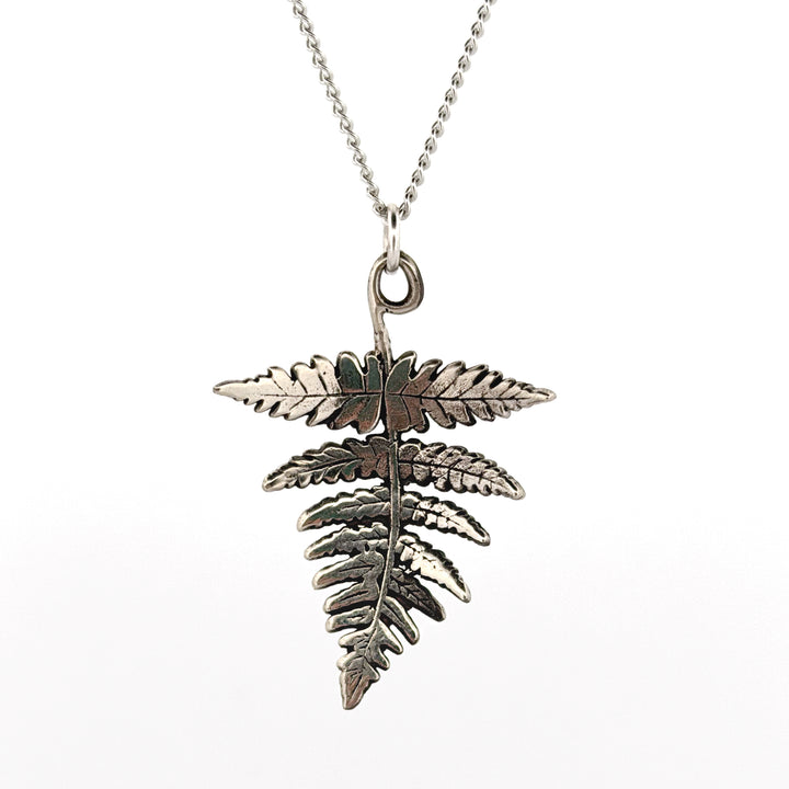 Autumn Fern Frond Pendant