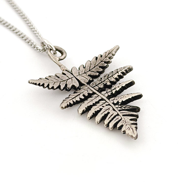 Autumn Fern Frond Pendant