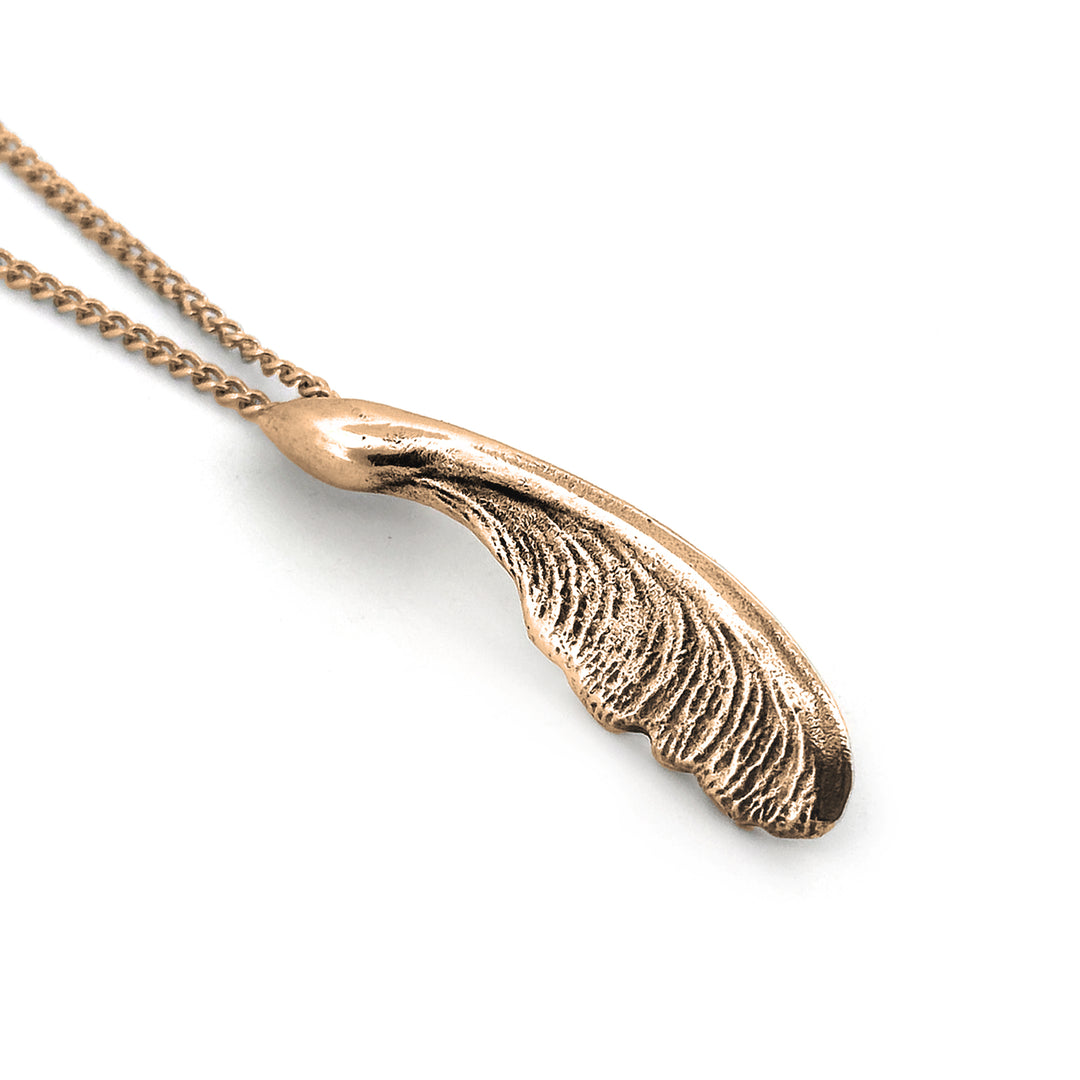 Maple Seed Pendant