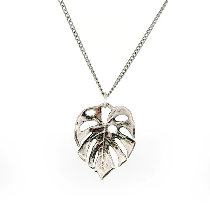 Monstera Leaf Pendant