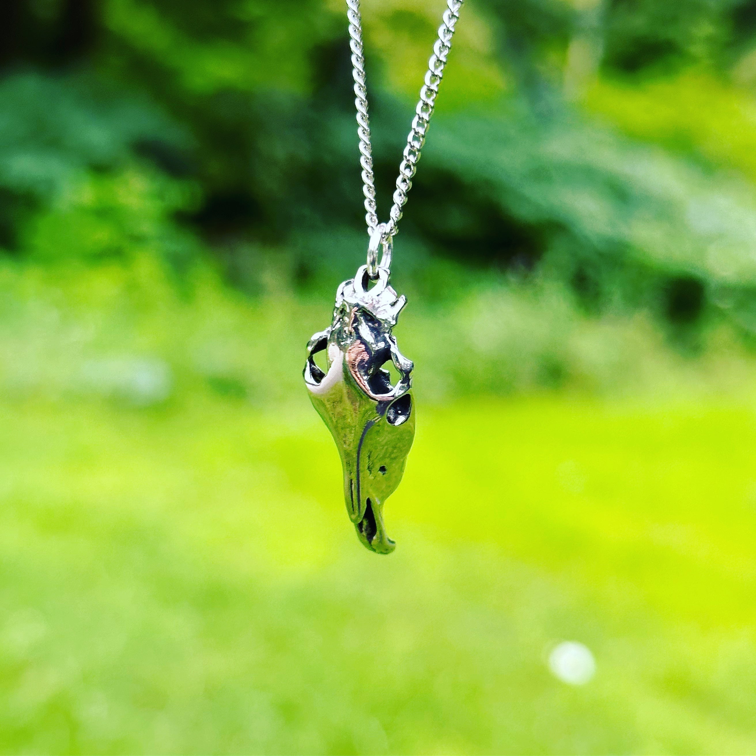 Horse Skull Pendant by Fire & Bone