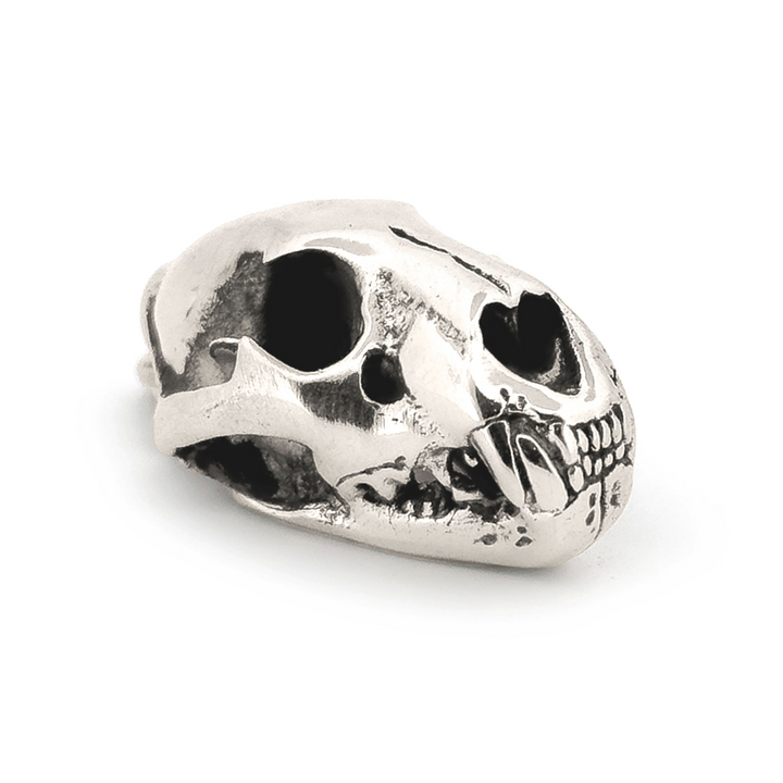 Sterling Silver Lion Skull Pendant by Fire & Bone