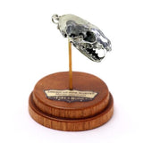 Silver American Pine Marten Animal Skull Pendant by Fire & Bone