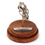 Bronze Jamaican Fruit Bat Animal Skull Pendant by Fire & Bone