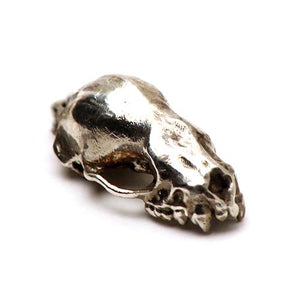Bronze Jamaican Fruit Bat Animal Skull Pendant by Fire & Bone