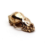 Bronze Jamaican Fruit Bat Animal Skull Pendant by Fire & Bone