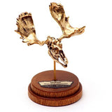 Bronze Moose Animal Skull Pendant by Fire & Bone
