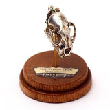 Bronze Mountain Lion Animal Skull Pendant by Fire & Bone
