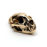 Bronze Mountain Lion Animal Skull Pendant by Fire & Bone