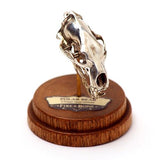Silver Polar Bear Animal Skull Pendant by Fire & Bone