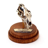 Bronze Polar Bear Animal Skull Pendant by Fire & Bone