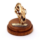 Bronze Polar Bear Animal Skull Pendant by Fire & Bone