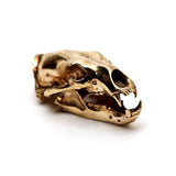 Bronze Polar Bear Animal Skull Pendant by Fire & Bone