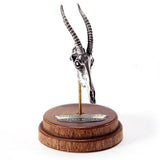 Silver Senegal Hartebeest Animal Skull Pendant by Fire & Bone