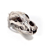 Silver Cave Bear Animal Skull Pendant by Fire & Bone