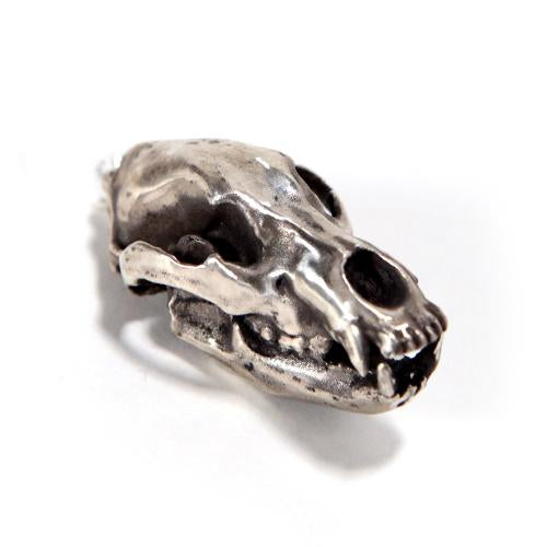 Bronze Cave Bear Animal Skull Pendant by Fire & Bone