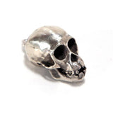 Silver Chimpanzee Animal Skull Pendant by Fire & Bone