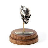 Bronze Chimpanzee Animal Skull Pendant by Fire & Bone