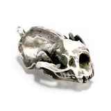 Silver Sea Otter Animal Skull Pendant by Fire & Bone