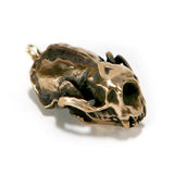 Bronze Sea Otter Animal Skull Pendant by Fire & Bone