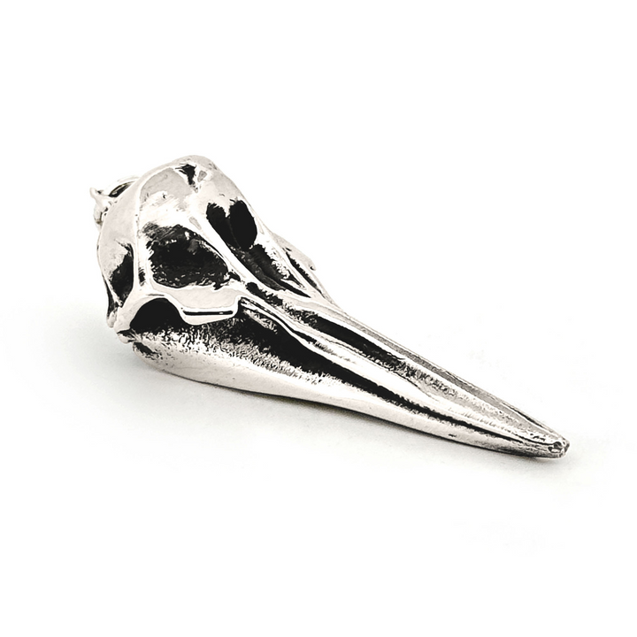Sterling Silver Right Whale Dolphin Skull Pendant by Fire & Bone