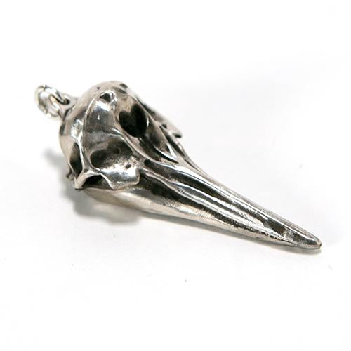 Silver Right Whale Dolphin Animal Skull Pendant by Fire & Bone