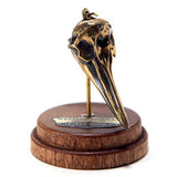 Bronze Right Whale Dolphin Animal Skull Pendant by Fire & Bone