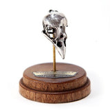 Silver House Sparrow Animal Skull Pendant by Fire & Bone