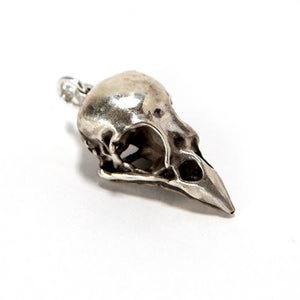 Bronze House Sparrow Animal Skull Pendant by Fire & Bone