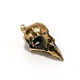 Bronze House Sparrow Animal Skull Pendant by Fire & Bone